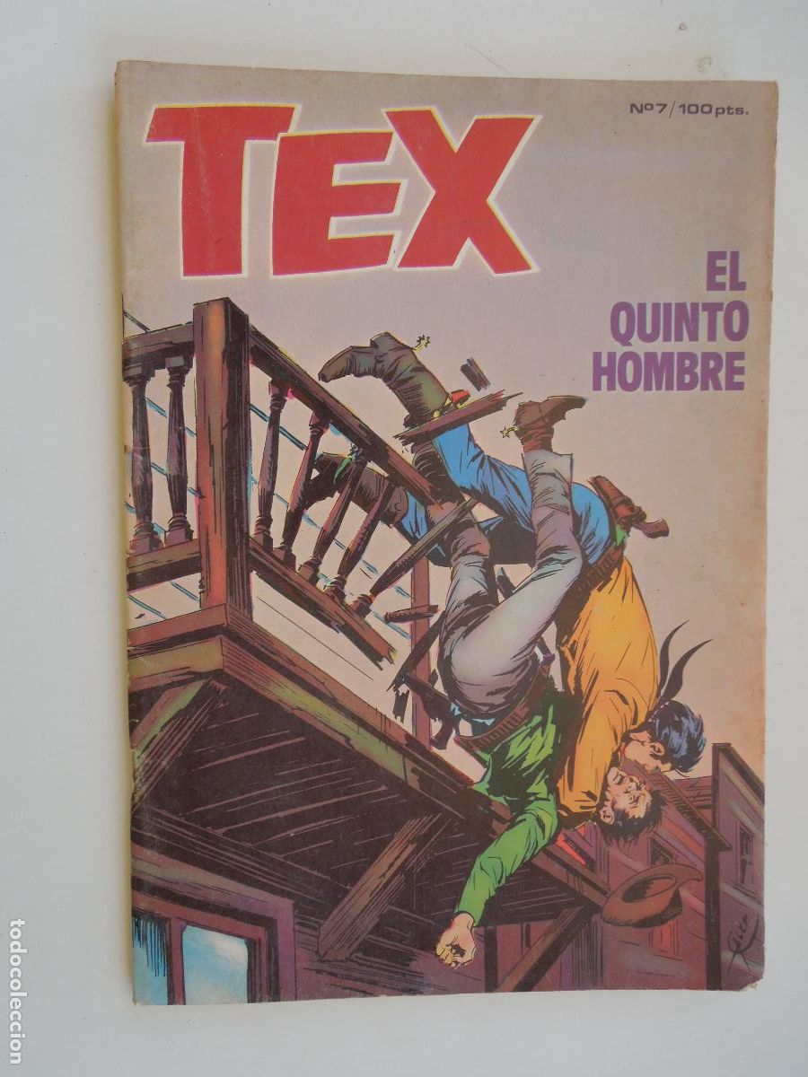 C&oacute;mics: TEX - N&ordm; 7 - EDICIONES ZINCO 1983 - EL QUINTO HOMBRE. - Foto 1