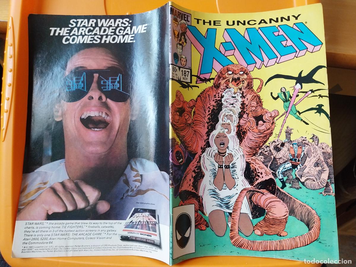 C&oacute;mics: UNCANNY X MEN MARVEL 1984 NOV 187 COMIC USADO BE INGLES - Foto 4
