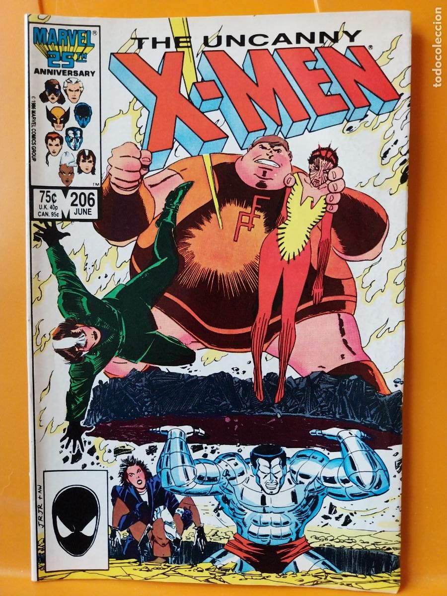 C&oacute;mics: UNCANNY X MEN MARVEL 25TH N&ordm; 206 1986 INGLES - Foto 1