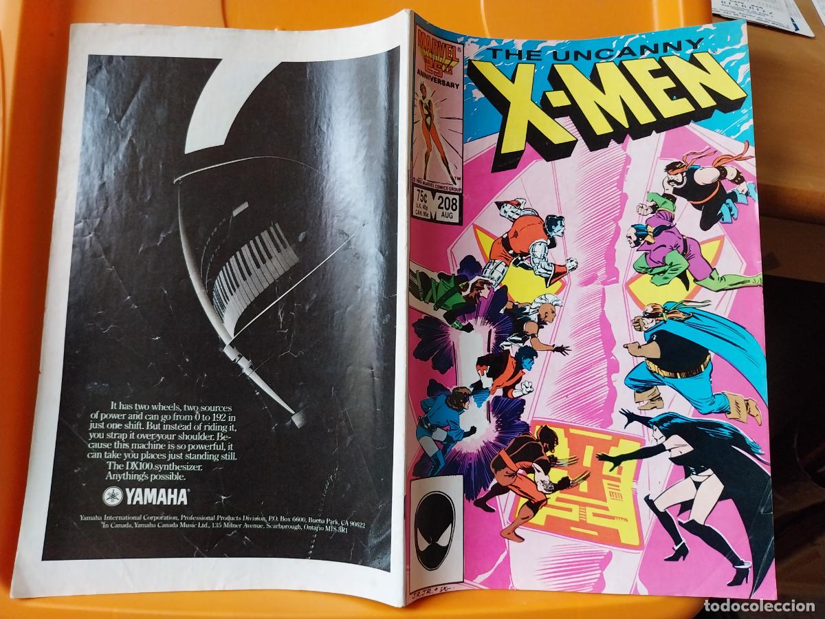 C&oacute;mics: UNCANNY X MEN MARVEL 25TH N&ordm; 208 1986 INGLES - Foto 4
