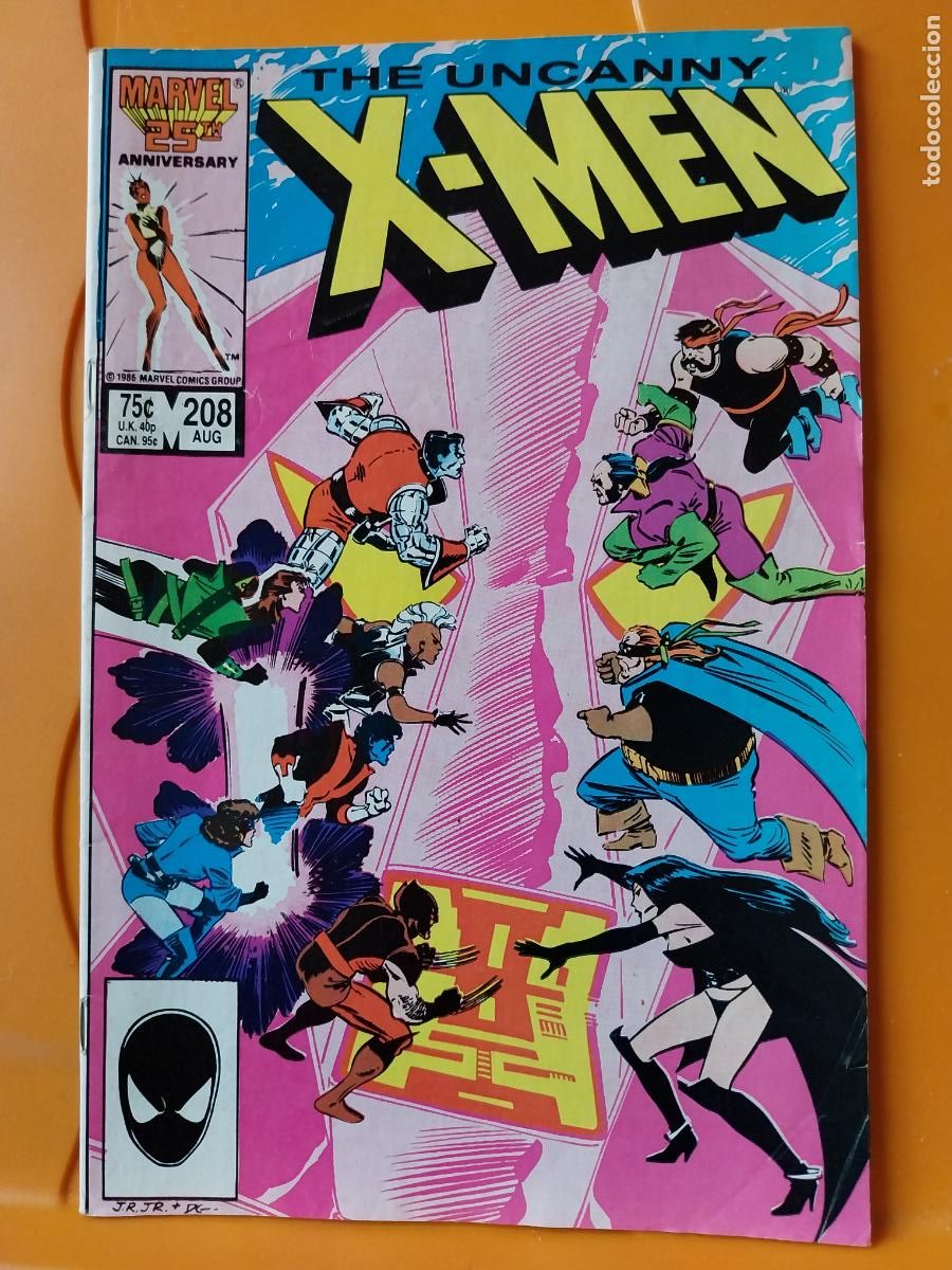 C&oacute;mics: UNCANNY X MEN MARVEL 25TH N&ordm; 208 1986 INGLES - Foto 1