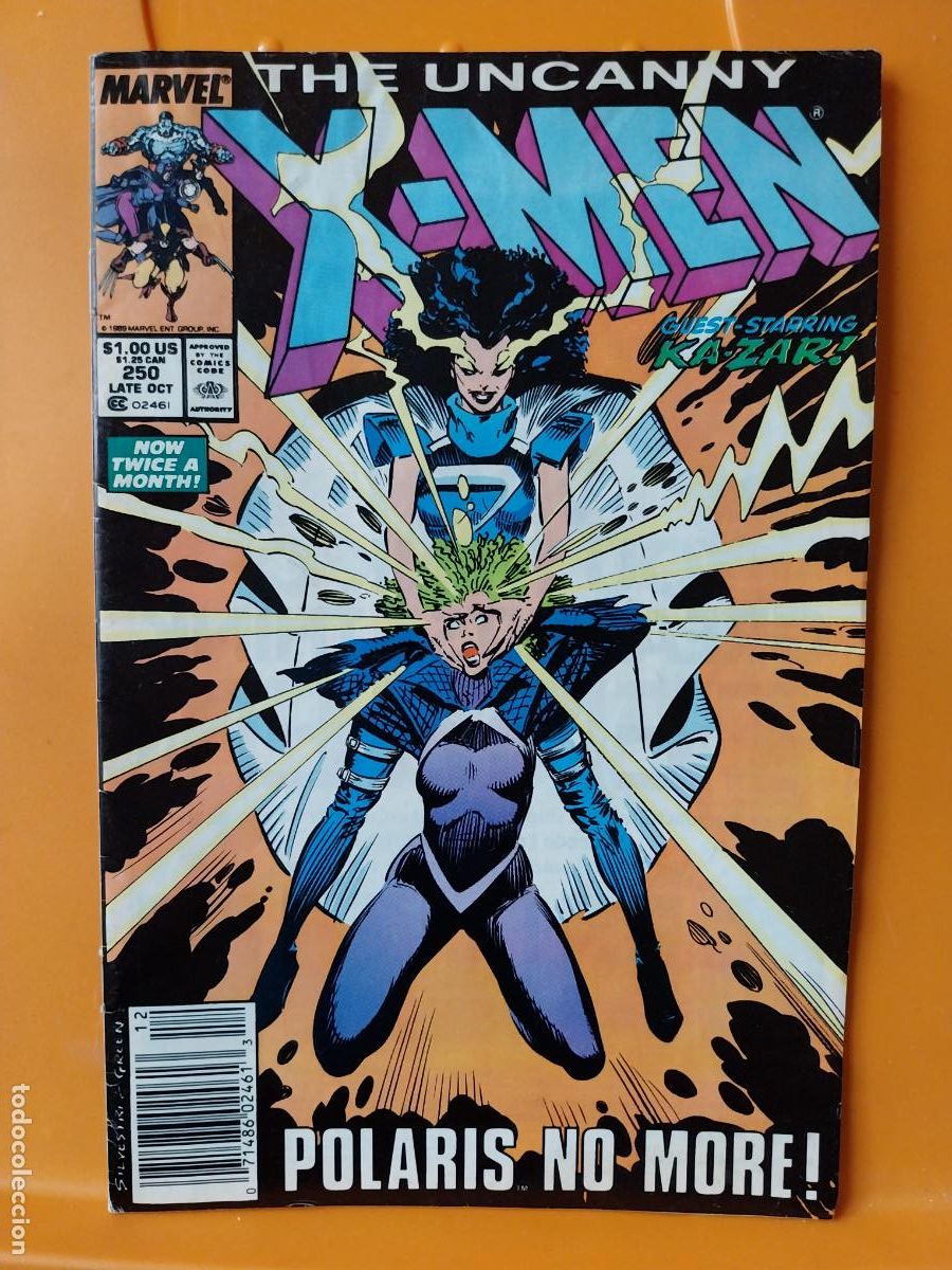 C&oacute;mics: UNCANNY X MEN MARVEL N&ordm; 250 1989 INGLES - Foto 1