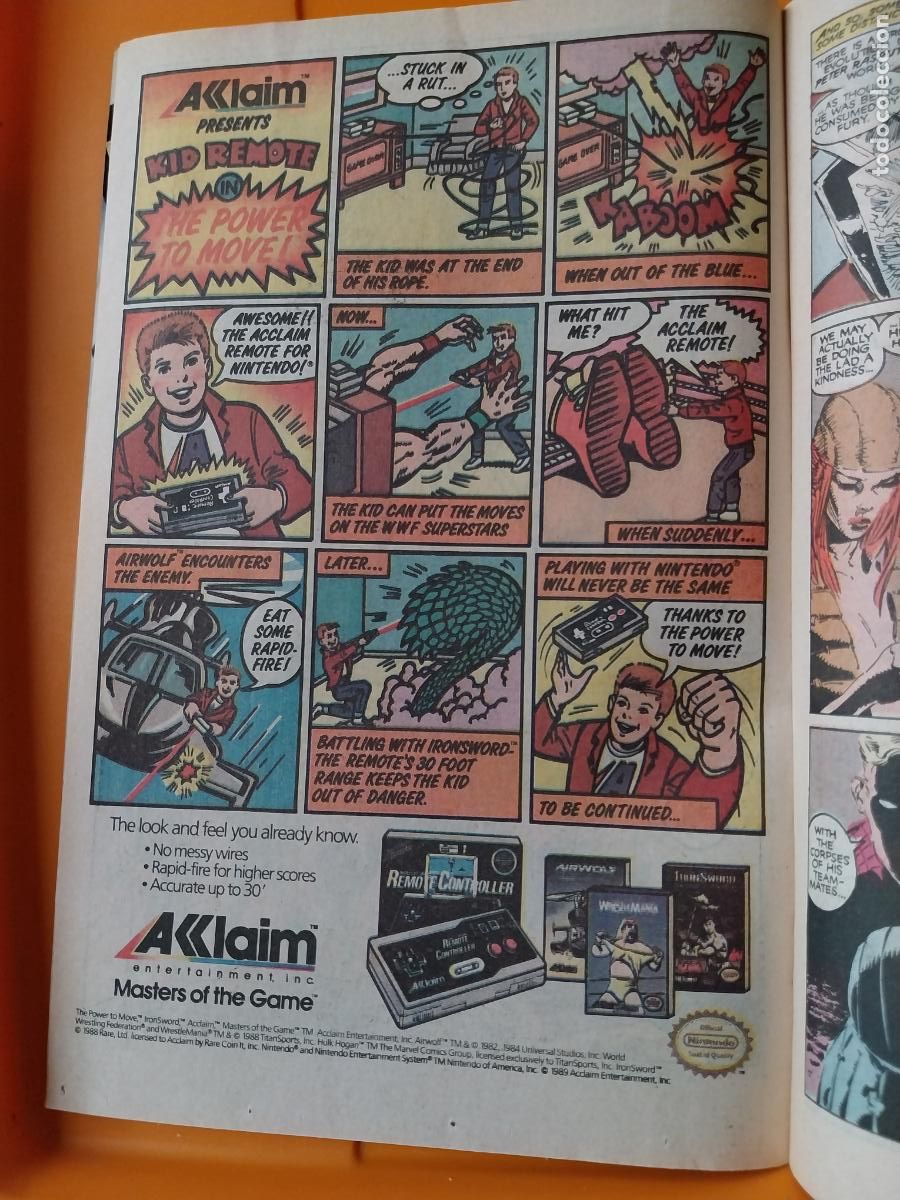 C&oacute;mics: UNCANNY X MEN MARVEL N&ordm; 249 1989 INGLES - Foto 4