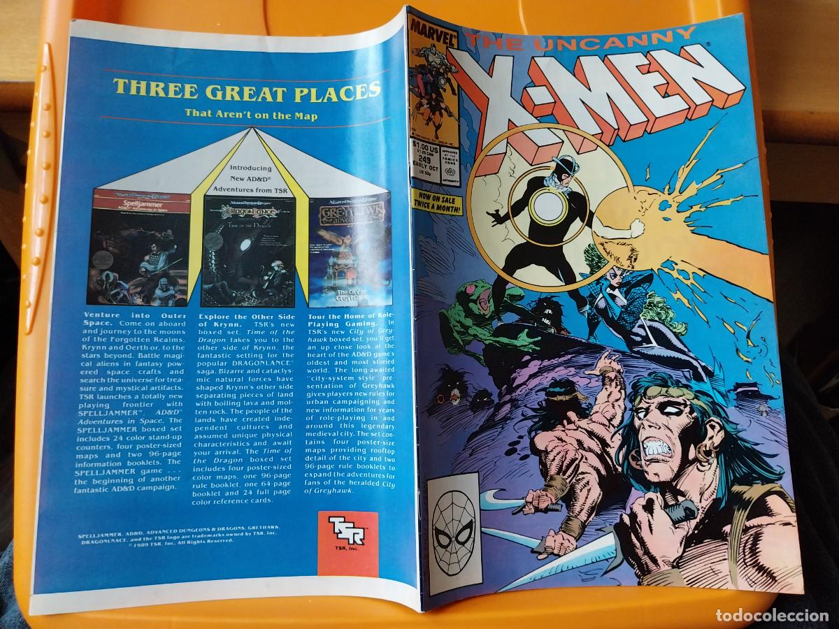 C&oacute;mics: UNCANNY X MEN MARVEL N&ordm; 249 1989 INGLES - Foto 5