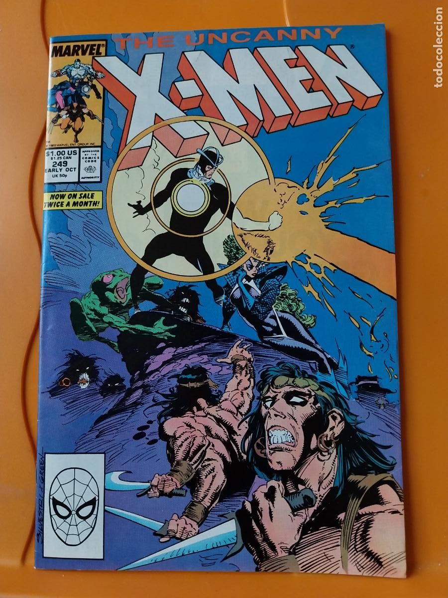 C&oacute;mics: UNCANNY X MEN MARVEL N&ordm; 249 1989 INGLES - Foto 1