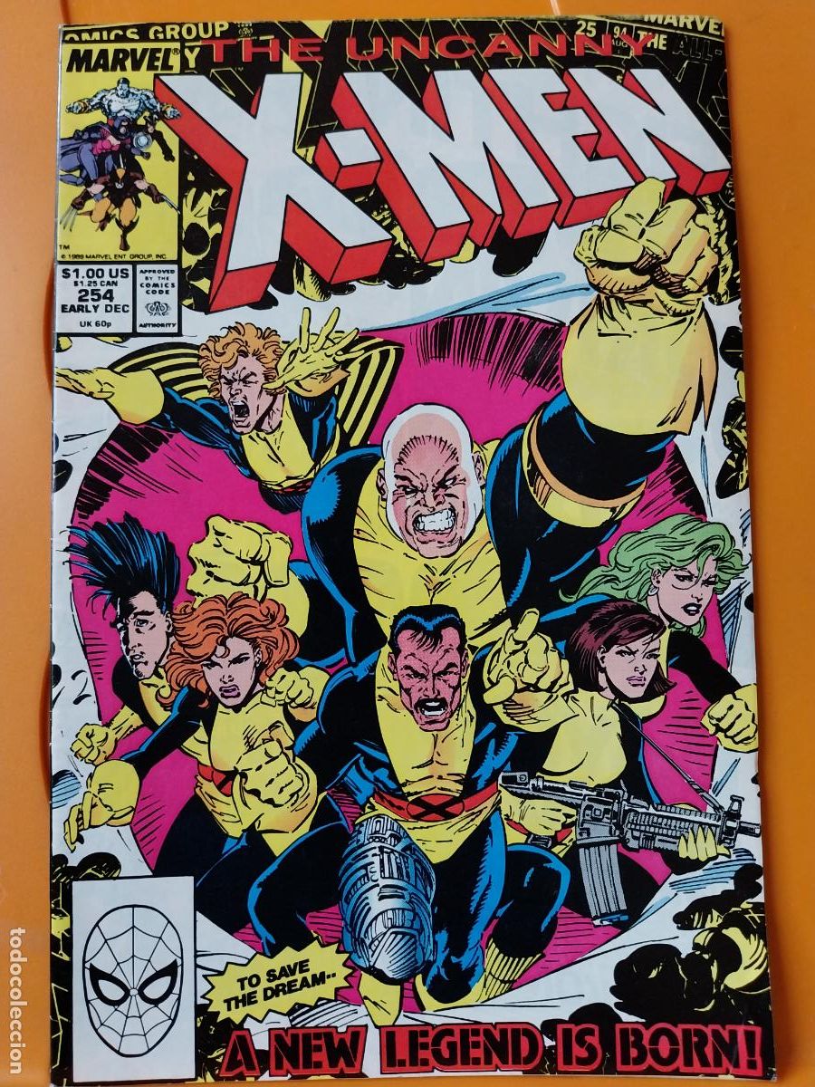 C&oacute;mics: UNCANNY X MEN MARVEL N&ordm; 254 1989 INGLES - Foto 1