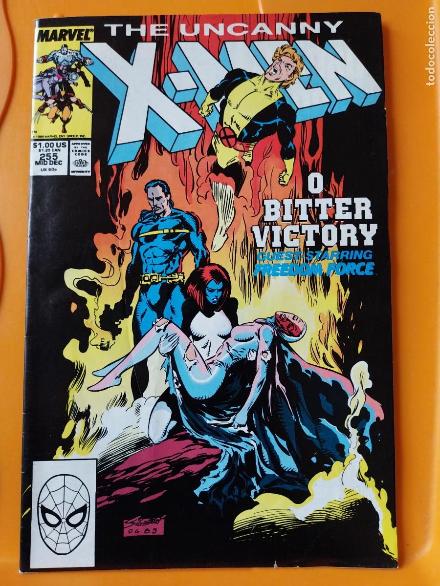 C&oacute;mics: X MEN UNCANNY MARVEL N&ordm; 255 1989 INGLES - Foto 1