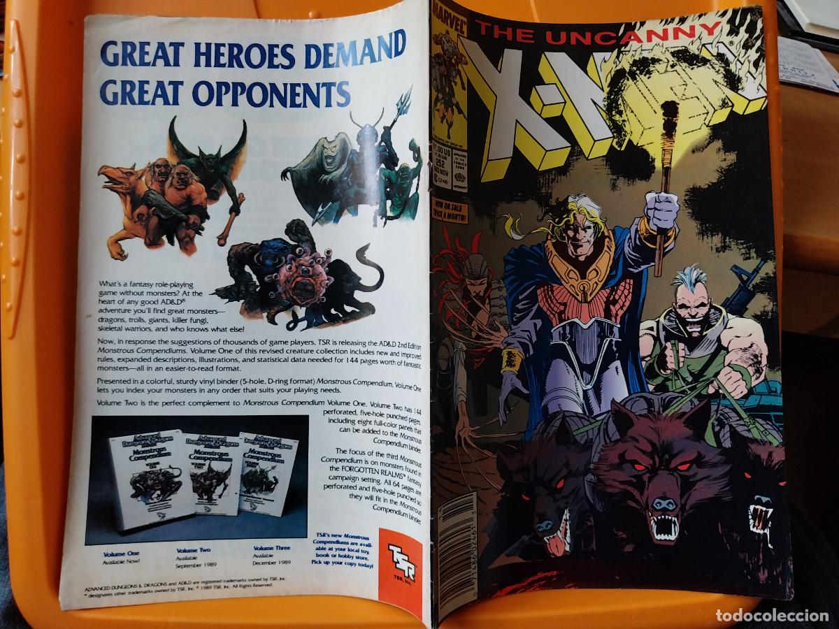 C&oacute;mics: X MEN UNCANNY MARVEL N&ordm; 252 1989 INGLES - Foto 4