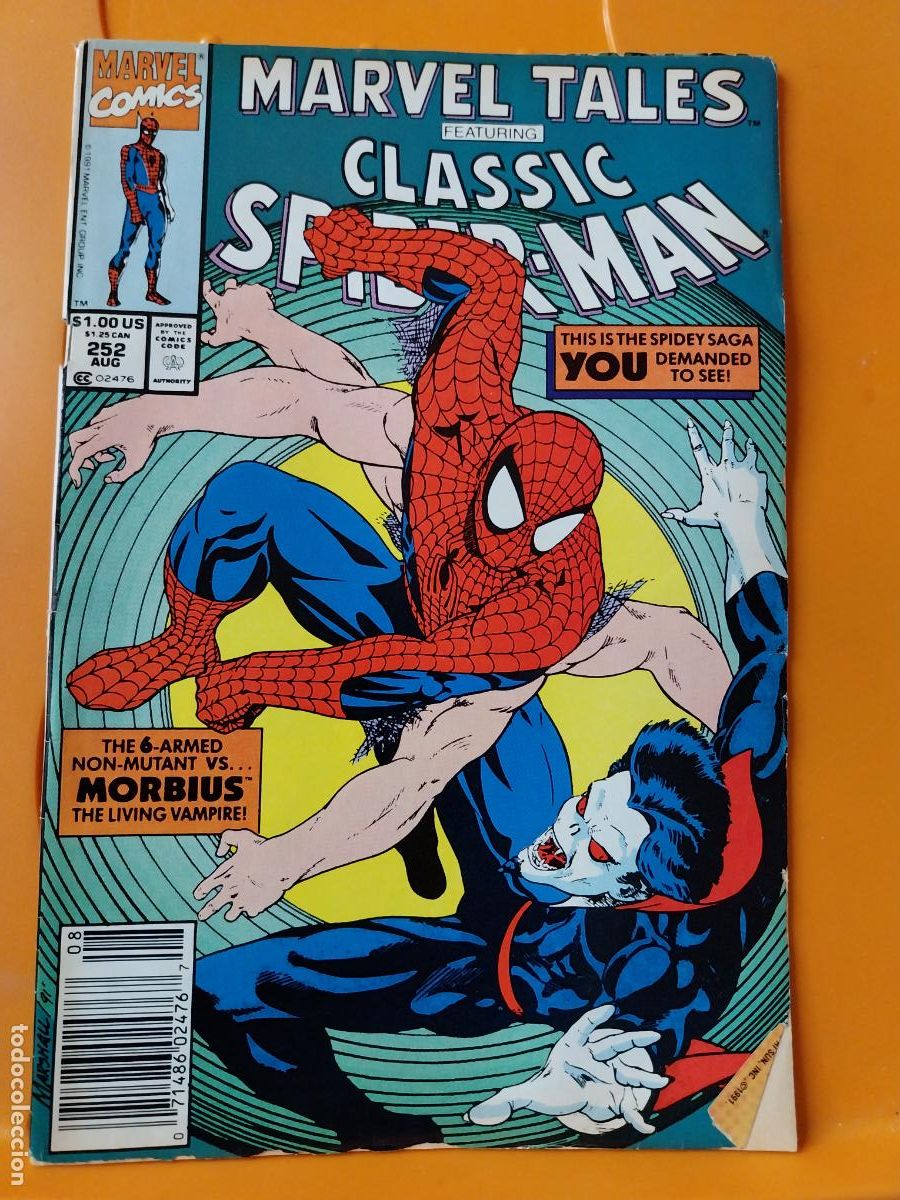 C&oacute;mics: SPIDER MAN MARVEL N&ordm; 252 1991 INGLES ORIGINAL - Foto 1
