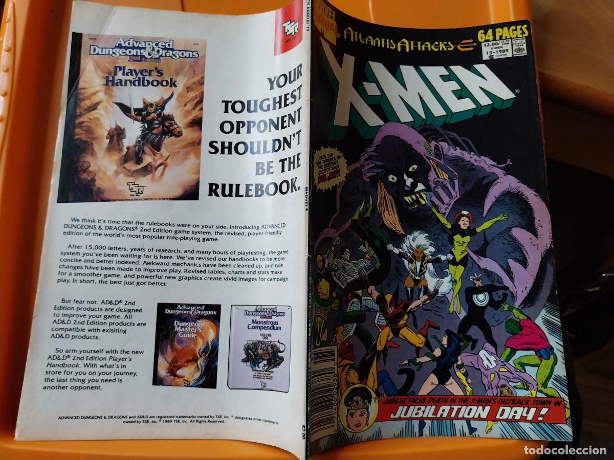 C&oacute;mics: X MEN ANNUAL MARVEL N&ordm; 13 1989 INGLES ORIGINAL - Foto 4