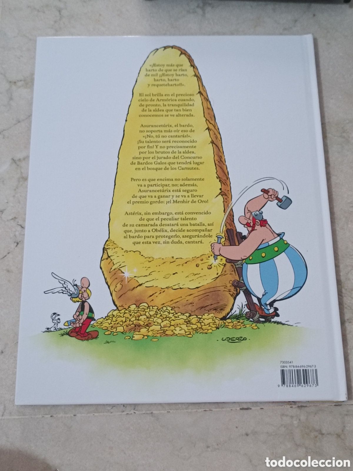 C&oacute;mics: Asterix. El menhir de oro. Goscinny. Uderzo. Salvat - Foto 2