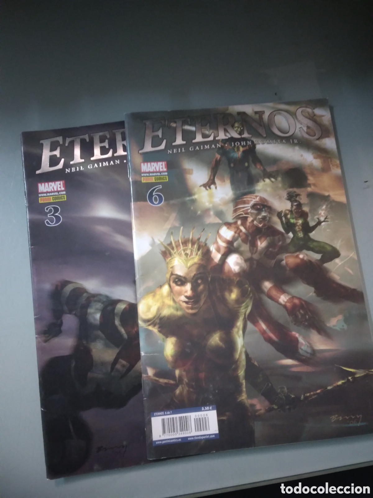 C&oacute;mics: Eternos, Marvel, Panini Comics,n&uacute;meros 3 y 6 - Foto 1