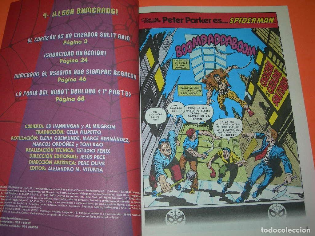 C&oacute;mics: SPIDERMAN N&ordm; 4 - COLECCIONABLE ROJO - MARVEL COMICS - PLANETA DeAGOSTINI - - Foto 3