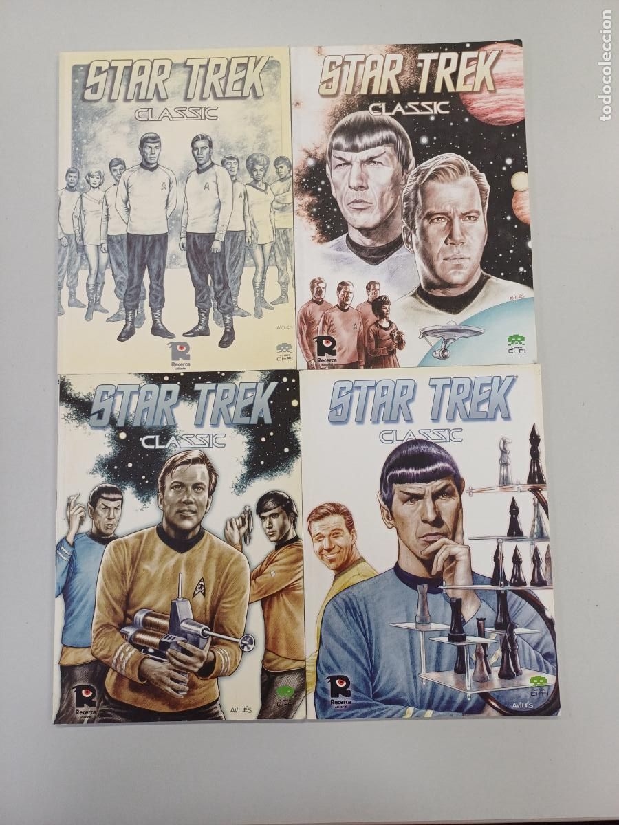 C&oacute;mics: PACK COMICS STAR TREK CLASSIC 1 A 4. RECERCA EDITORIAL A&Ntilde;O 2004 - Foto 1