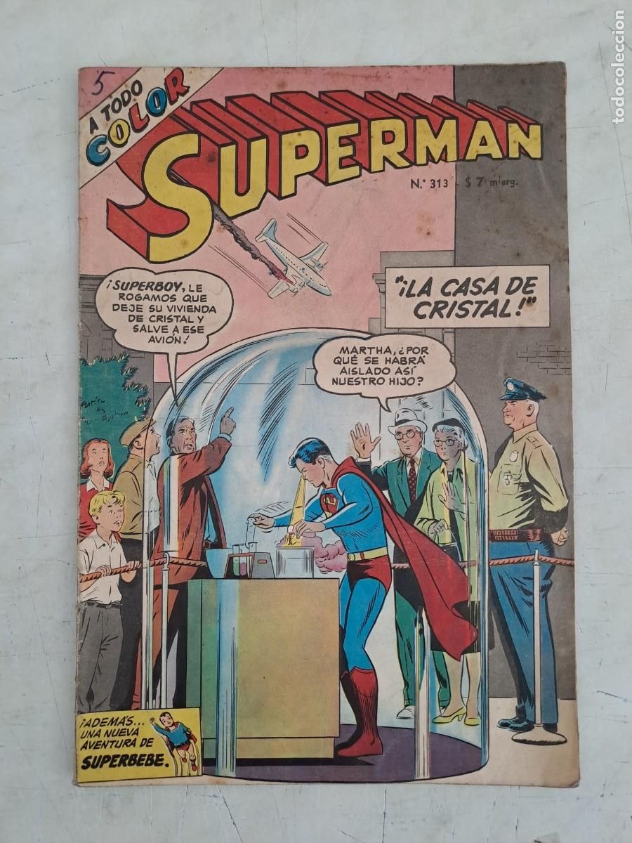 C&oacute;mics: Superman 313, Muchnik en buen estado Bolsa xx - Foto 1