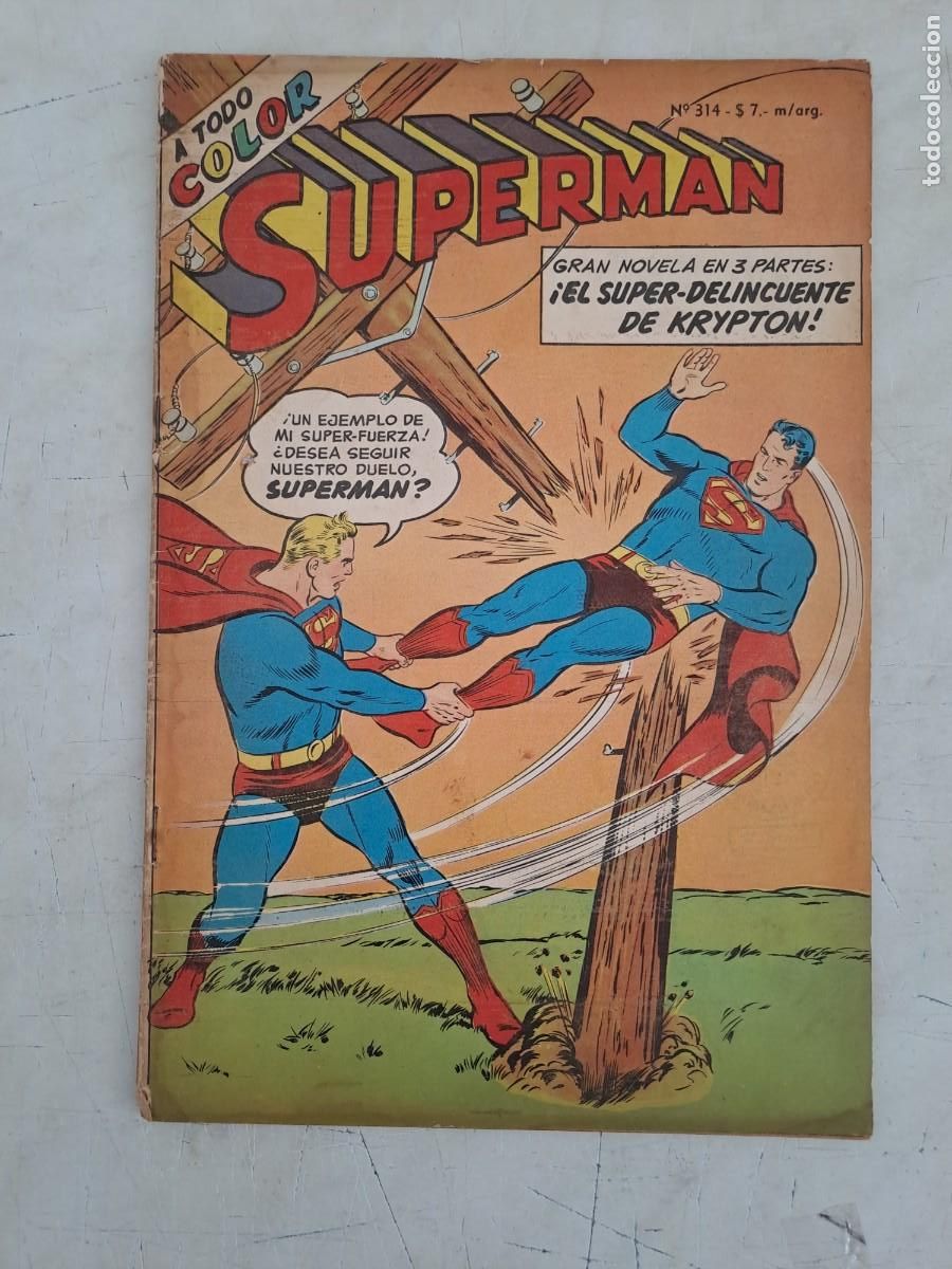 C&oacute;mics: Superman 314, Muchnik en buen estado Bolsa xx - Foto 1