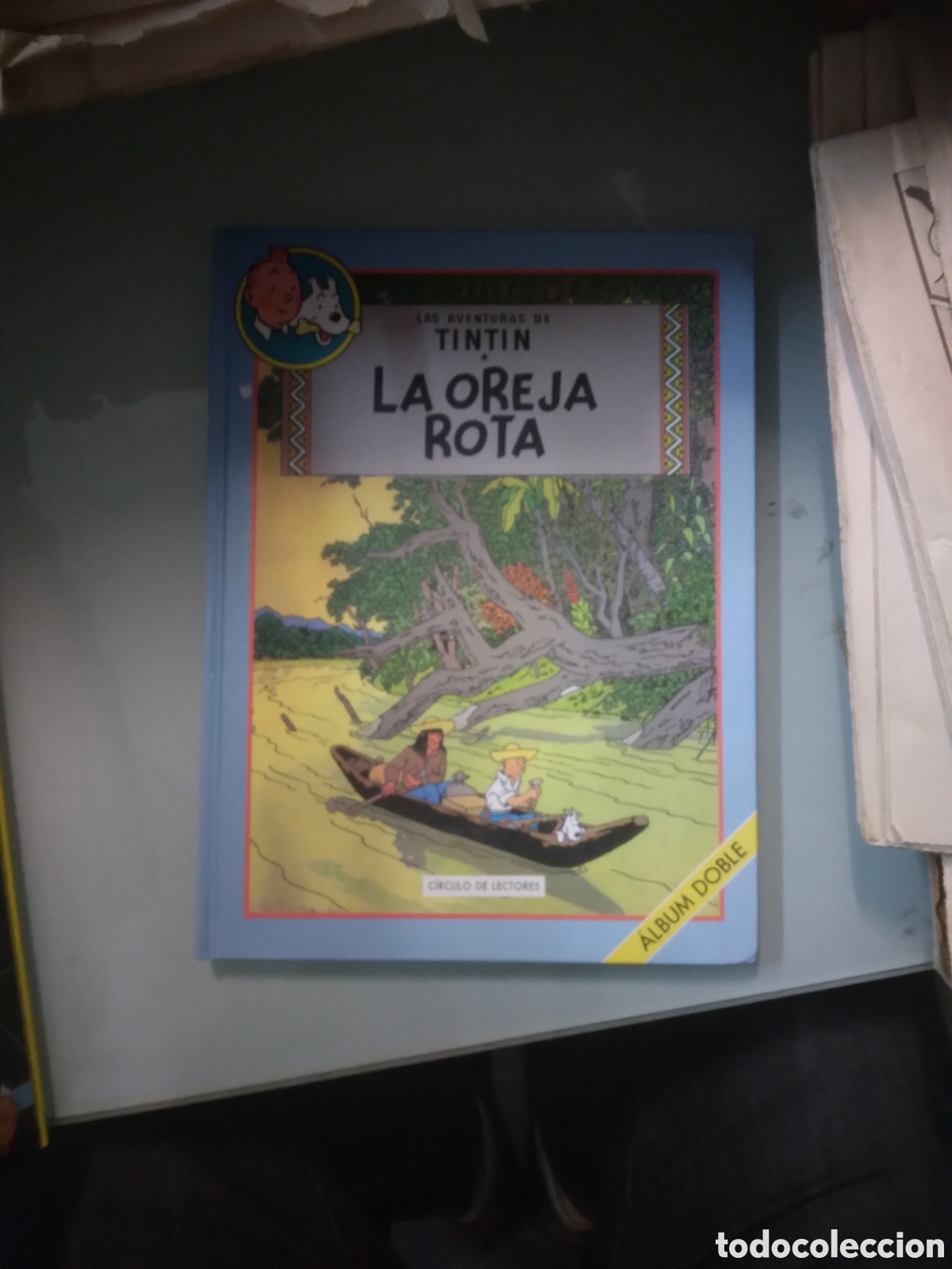 C&oacute;mics: Tintin, C&iacute;rculo de Lectores, La oreja rota - Foto 1