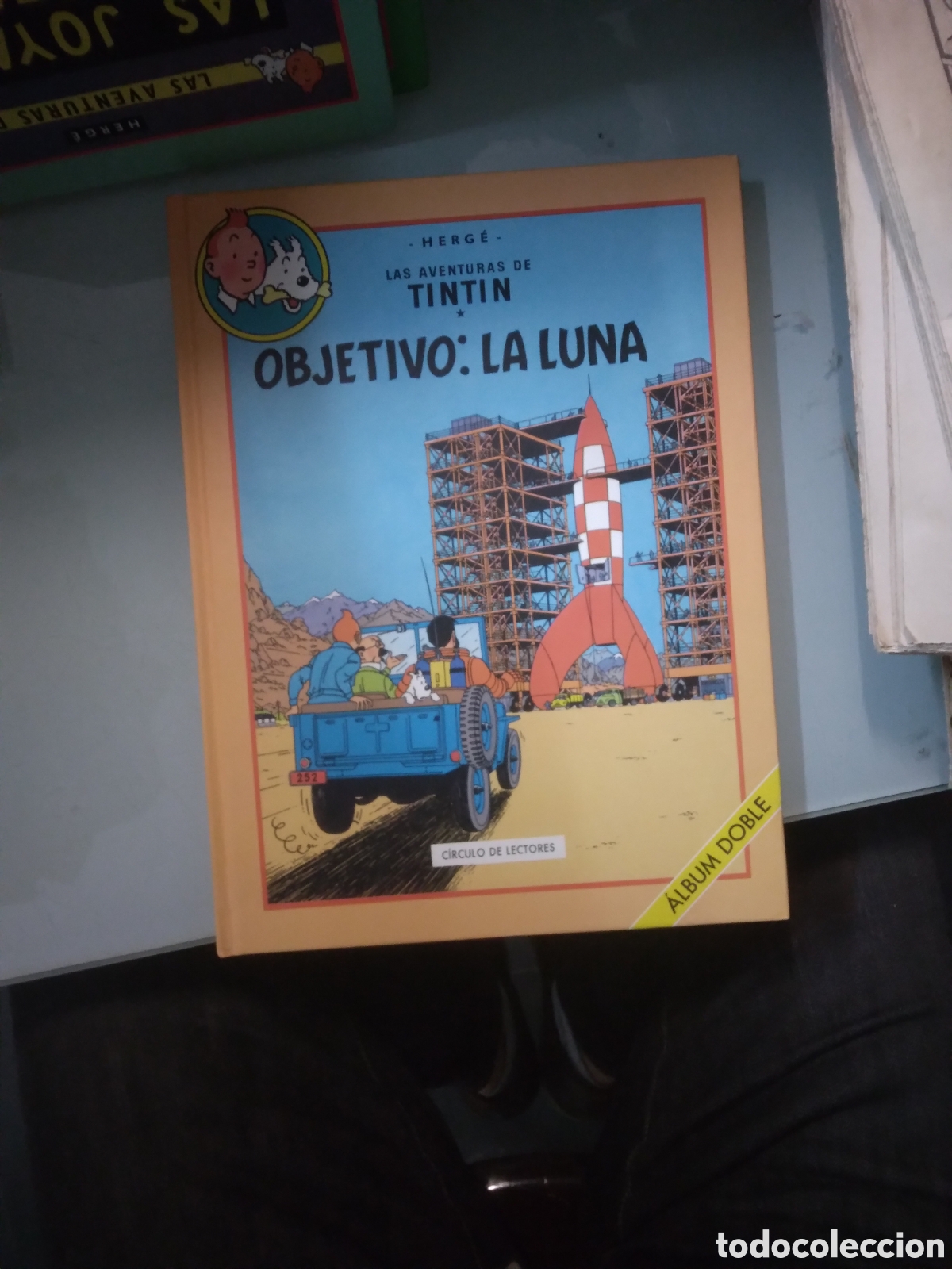 C&oacute;mics: Tintin, C&iacute;rculo de Lectores, Objetivo la.luna - Foto 1