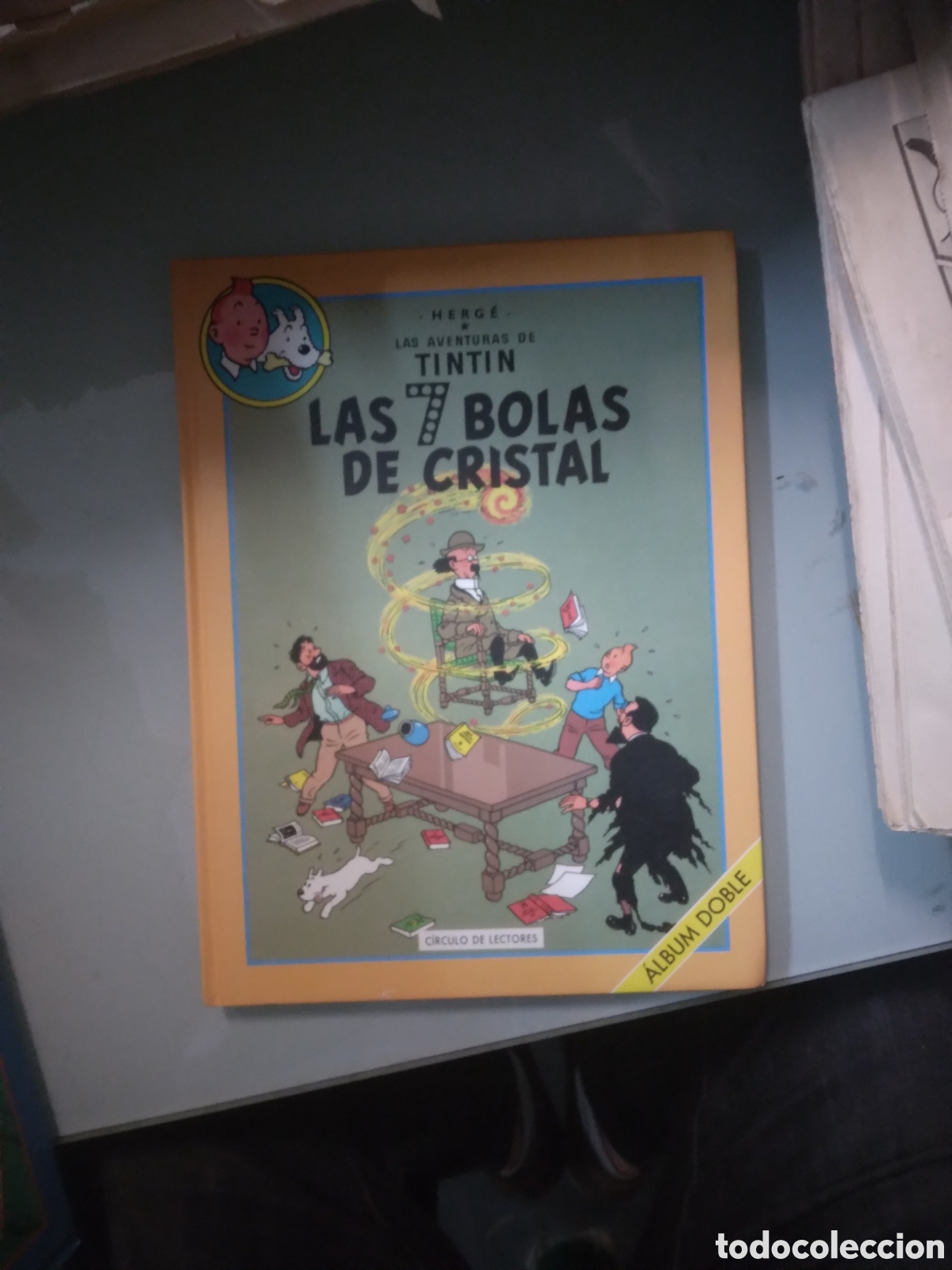 C&oacute;mics: Tintin, C&iacute;rculo de Lectores, Las 7 bolas de cristal - Foto 1