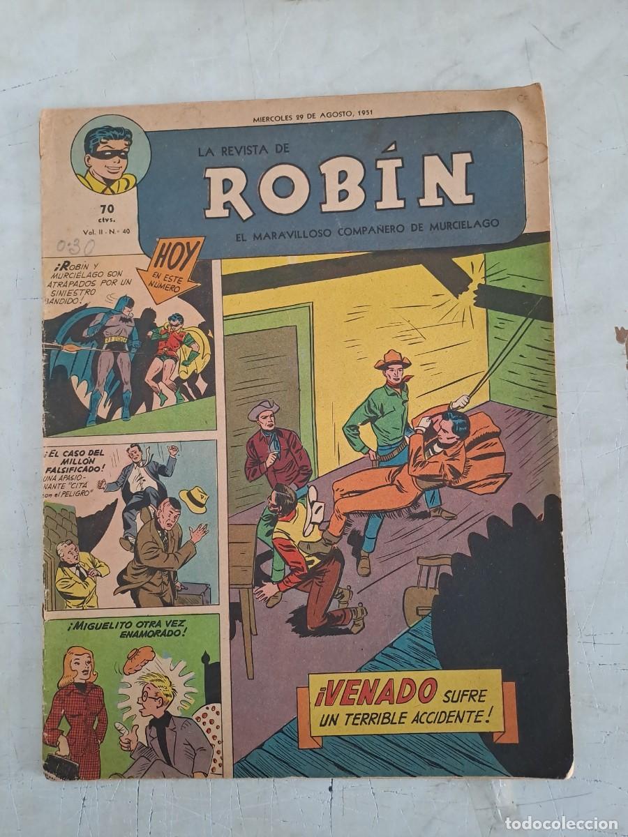 C&oacute;mics: Robin 40, Muchnik en buen estado Bolsa xx - Foto 1