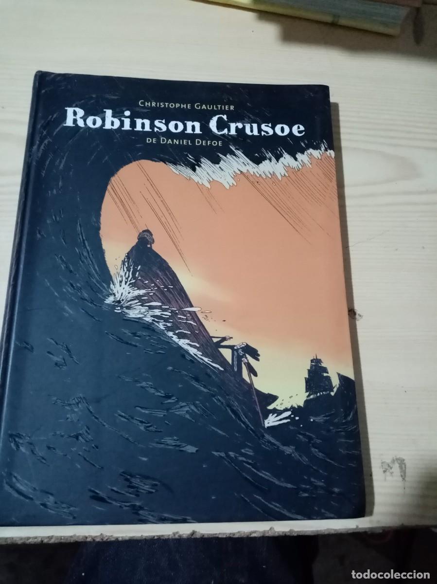 C&oacute;mics: ROBINSON CRUSOE. DE DANIEL DEFOE. CHRISTOPHE GAULTIER. C24L - Foto 1