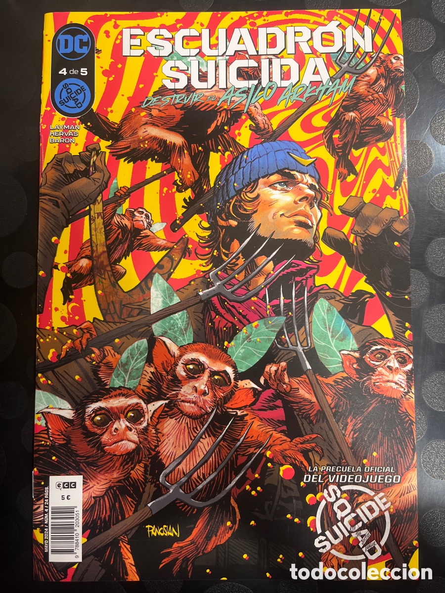 C&oacute;mics: ESCUADR&Oacute;N SUICIDA N.4 DESTRUIR EL ASILO ARKHAM SUICIDE SQUAD DC ECC ( 2024 ) - Foto 1