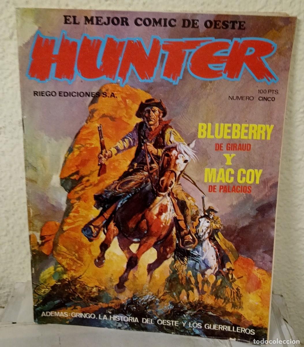 C&oacute;mics: HUNTER EL C&Oacute;MIC DE OESTE N&ordm; 5 RIEGO EDICIONES A&Ntilde;O 1980 - Foto 1