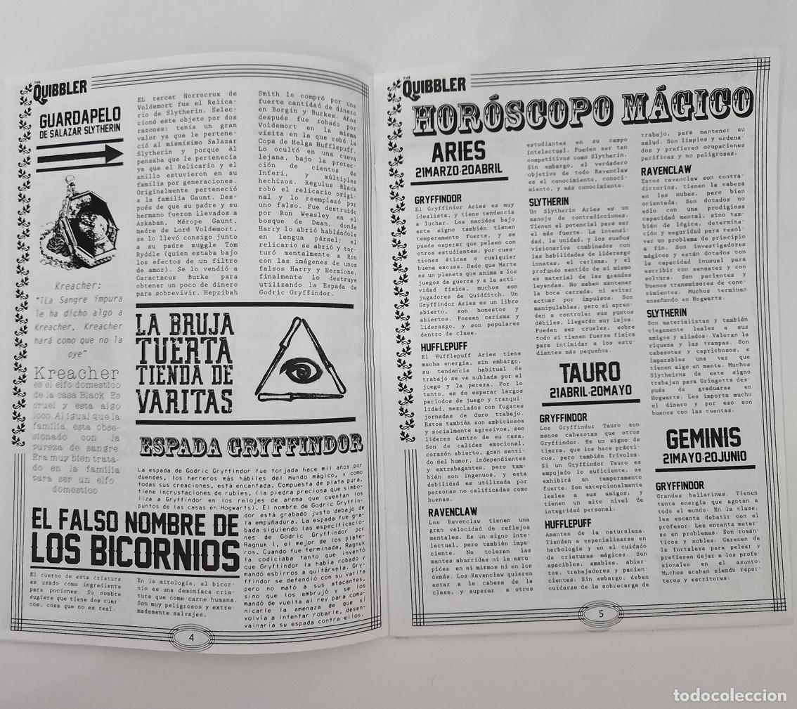C&oacute;mics: RARA REVISTA THE QUIBBLER - HARRY POTTER - Foto 5