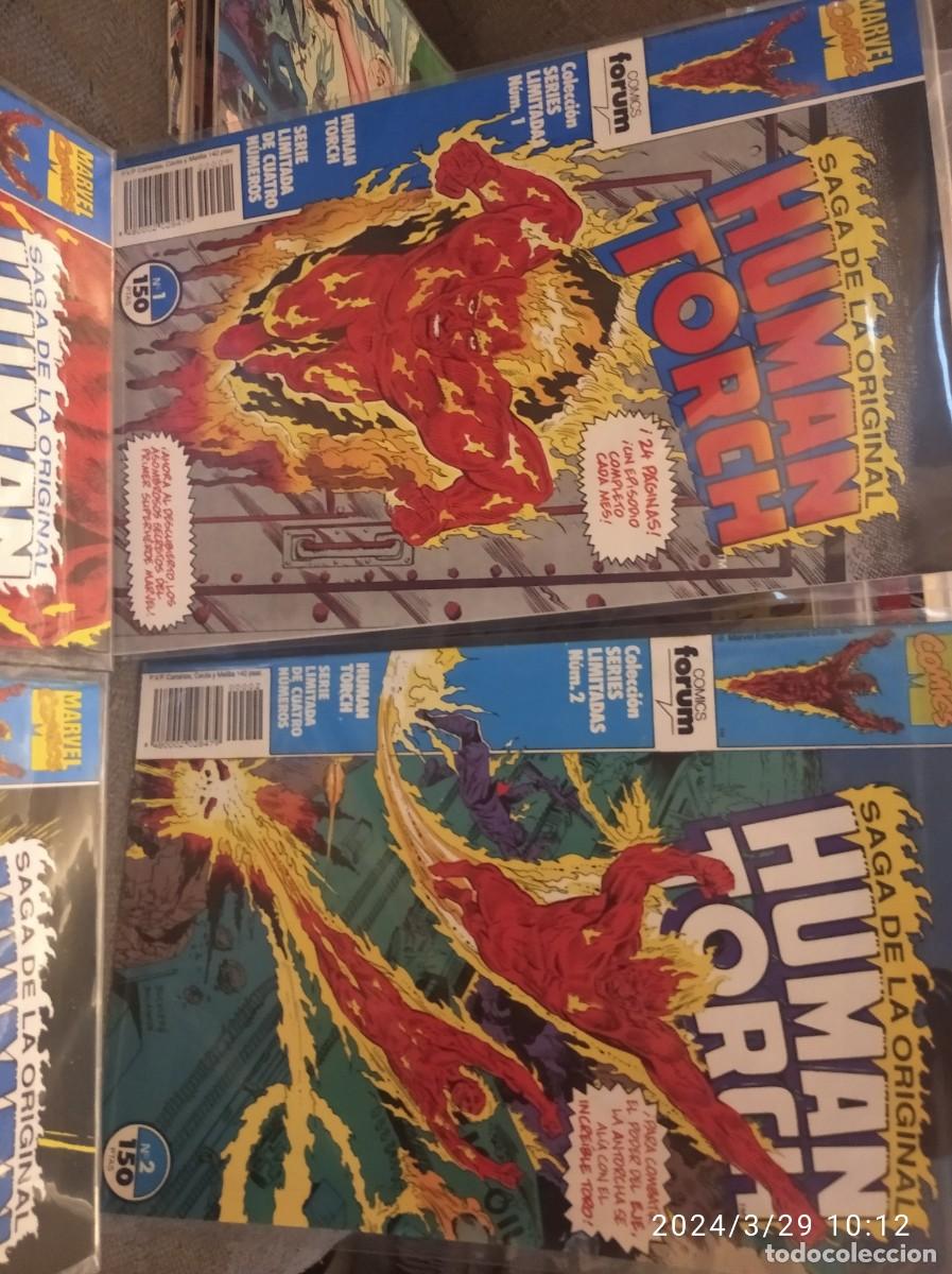C&oacute;mics: HUMAN TORCH. SAGA COMPLETA. 4 NUMEROS. - Foto 2