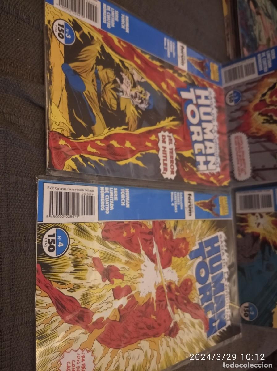 C&oacute;mics: HUMAN TORCH. SAGA COMPLETA. 4 NUMEROS. - Foto 1