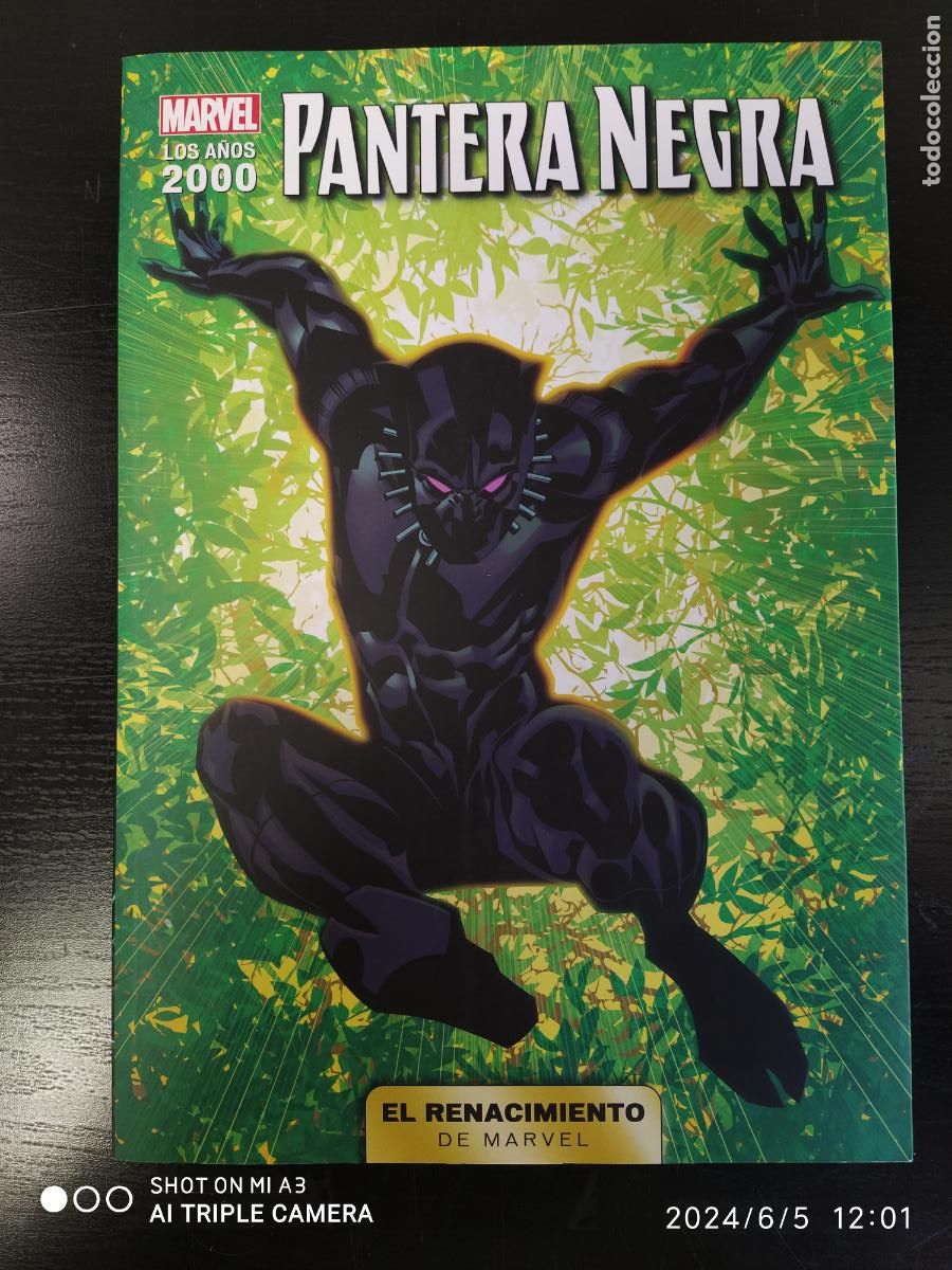 C&oacute;mics: EL RENACIMIENTO DE MARVEL N&ordm; 2 PANTERA NEGRA LOS A&Ntilde;OS 2000 - Foto 1