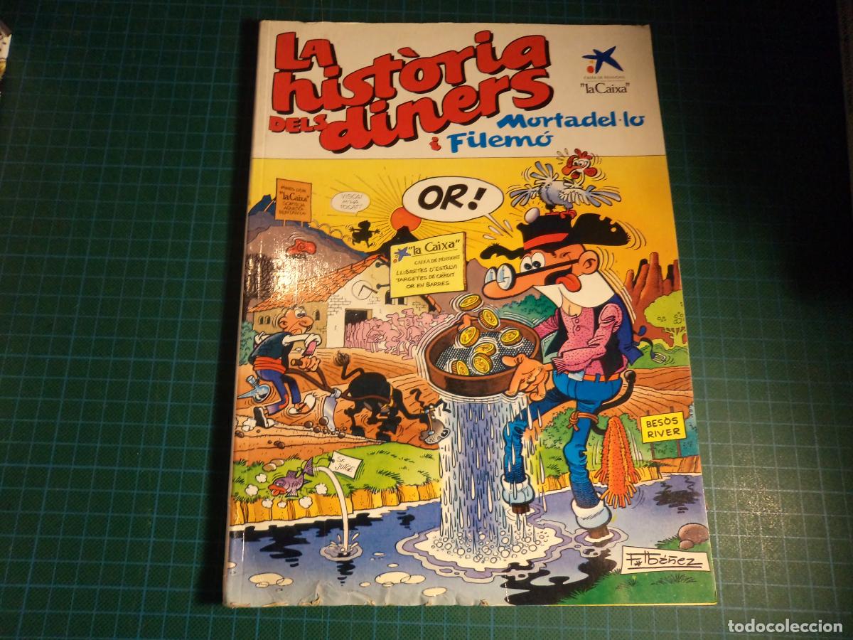 C&oacute;mics: La historia dels diners. Mortadel.lo i Filem&oacute;n. La Caixa. En catal&aacute;n. - Foto 1