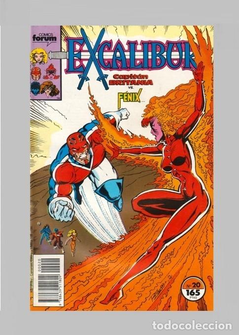C&oacute;mics: �C189 - EXCALIBUR. CAPITAN BRITANIA VS FENIX. N&ordm; 20. FORUM. COMIC. - Foto 1