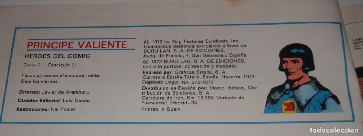 C&oacute;mics: COMIC HEROES DEL COMIC - PRINCIPE VALIENTE -1972 - Foto 4