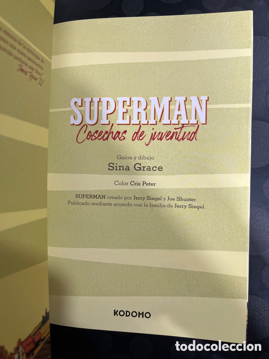 C&oacute;mics: SUPERMAN : COSECHAS DE JUVENTUD de SINA GRACE DC KODOMO ECC ( 2024 ) - Foto 3