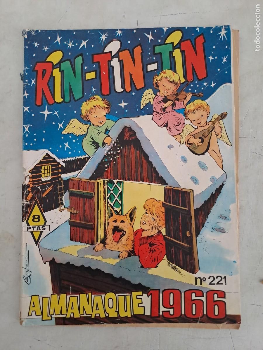 C&oacute;mics: Rin tin tin almanaque 1966, Marco en buen estado - Foto 1
