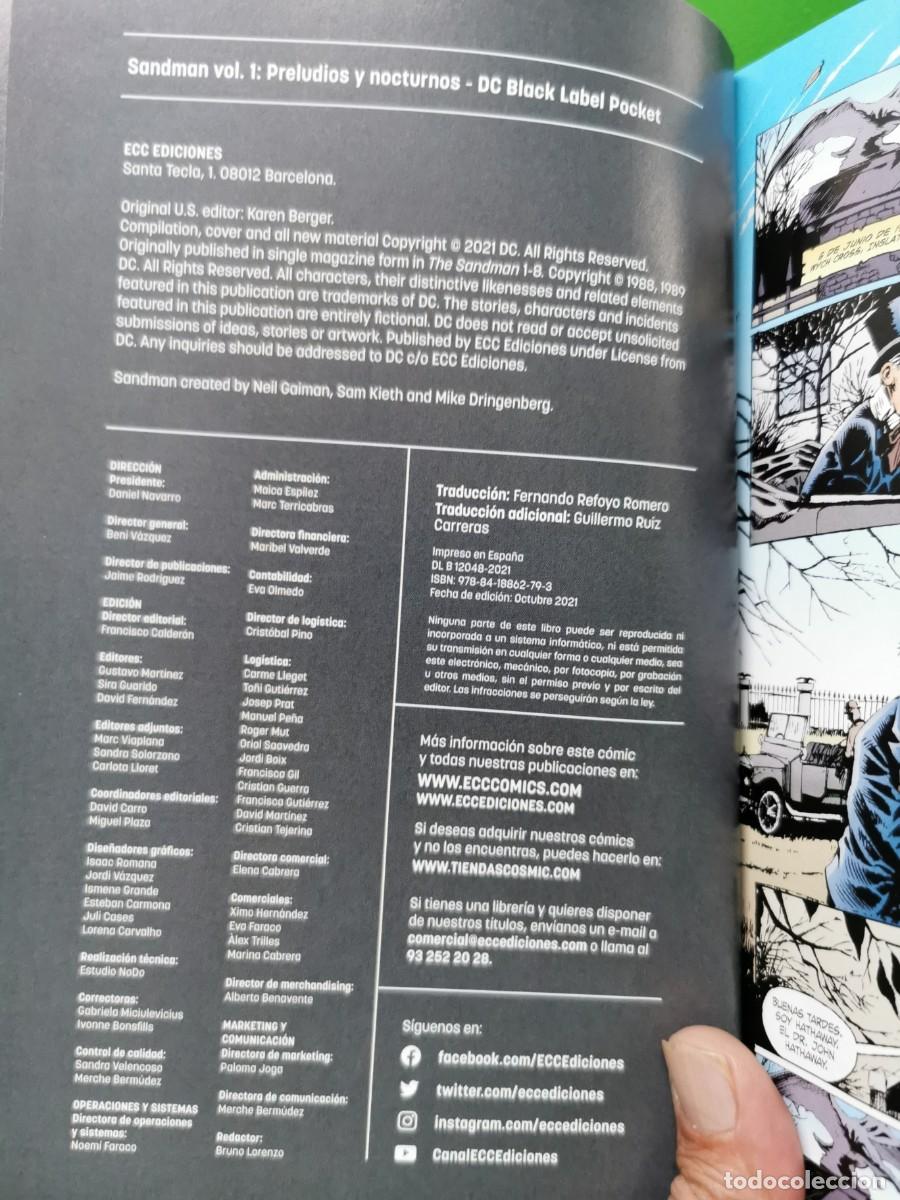 C&oacute;mics: C&Oacute;MIC SANDMAN PRELUDIOS Y NOCTURNOS (1) - Foto 3