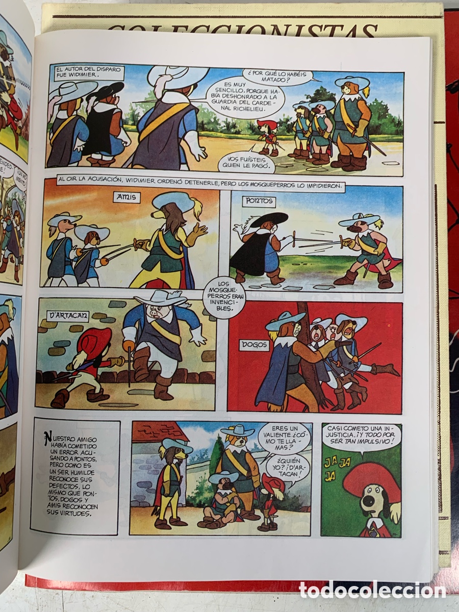C&oacute;mics: 01_ DARTAC&Aacute;N Y LOS TRES MOSQUEPERROS - DANONE - 1982 - Foto 2