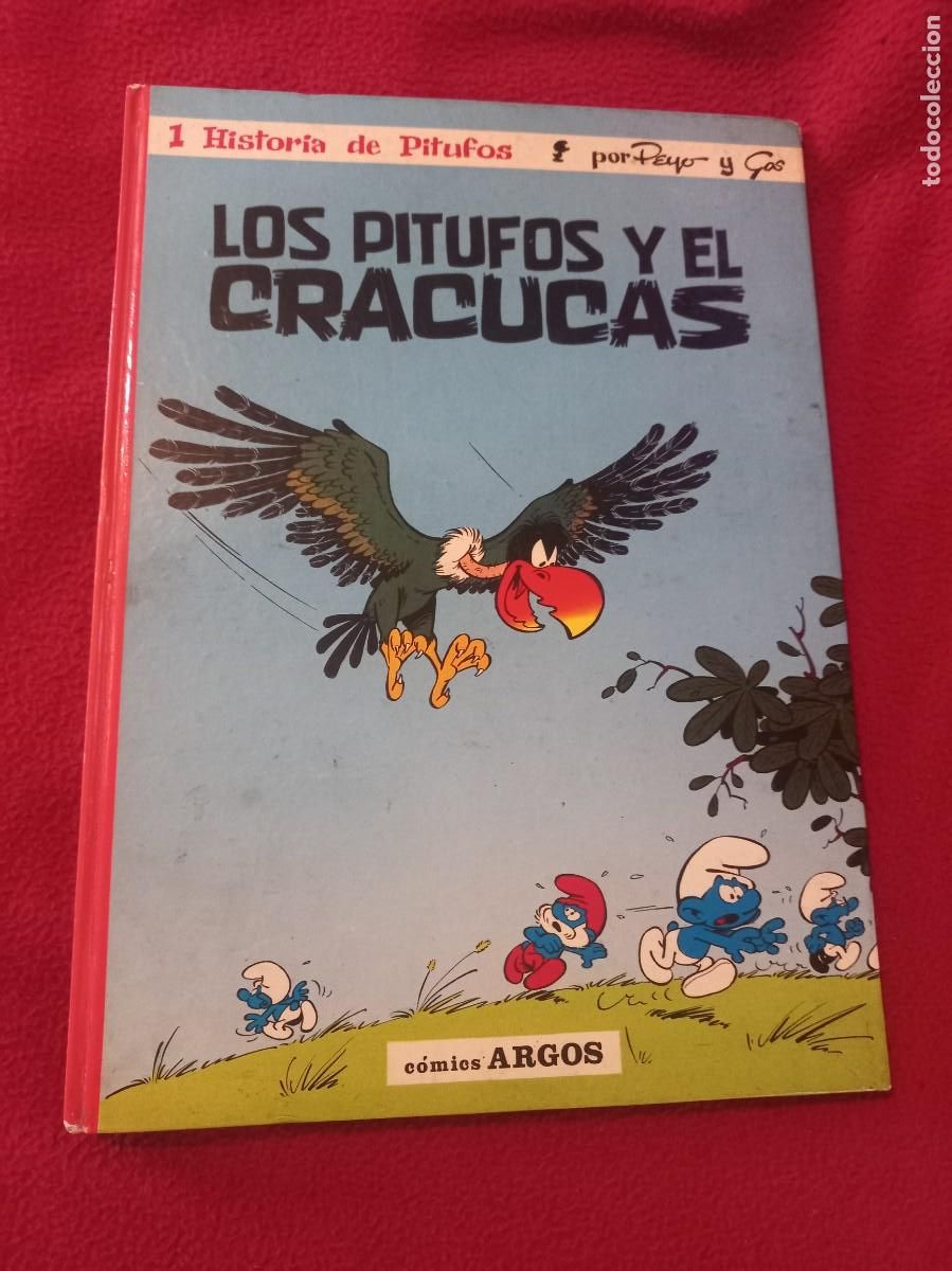C&oacute;mics: LOS PITUFOS Y EL CRACUCAS - PEYO - ED. COMICS ARGOS - CARTONE - Foto 1