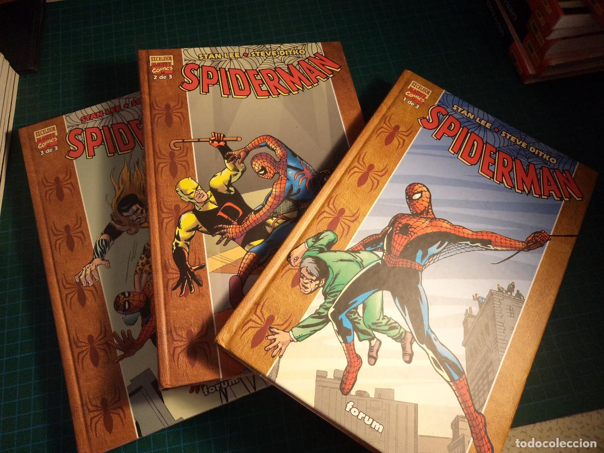 C&oacute;mics: Spiderman. Excelsior. Completo. Etapa Ditko. 3 tomos. Cartone. MBE. - Foto 1