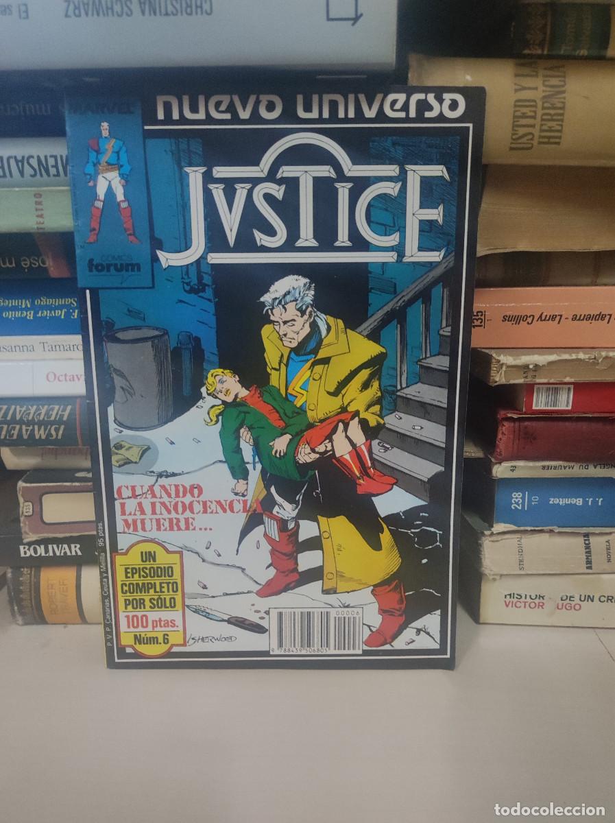 C&oacute;mics: NUEVO UNIVERSO . JUSTICE - NUM 6 - PLANETA AGOSTINI - 1988 - Foto 1