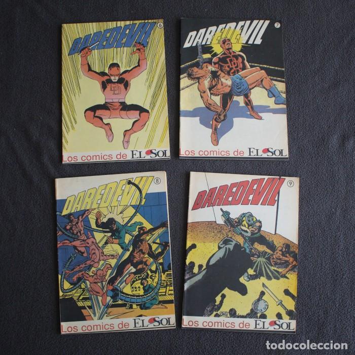 C&oacute;mics: LOTE 4 COMICS DAREDEVIL FRANK MILLER LOS COMIC DE EL SOL MARVEL 6 7 8 9 - Foto 1