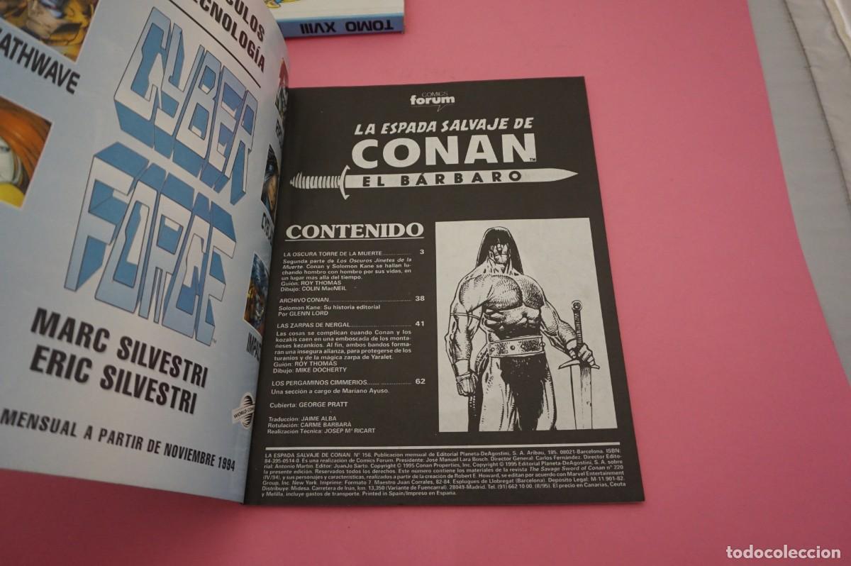 C&oacute;mics: 17A - LA ESPADA SALVAJE DE CONAN EL BARBARO .- NUM 156 - SERIE ORO - Foto 2