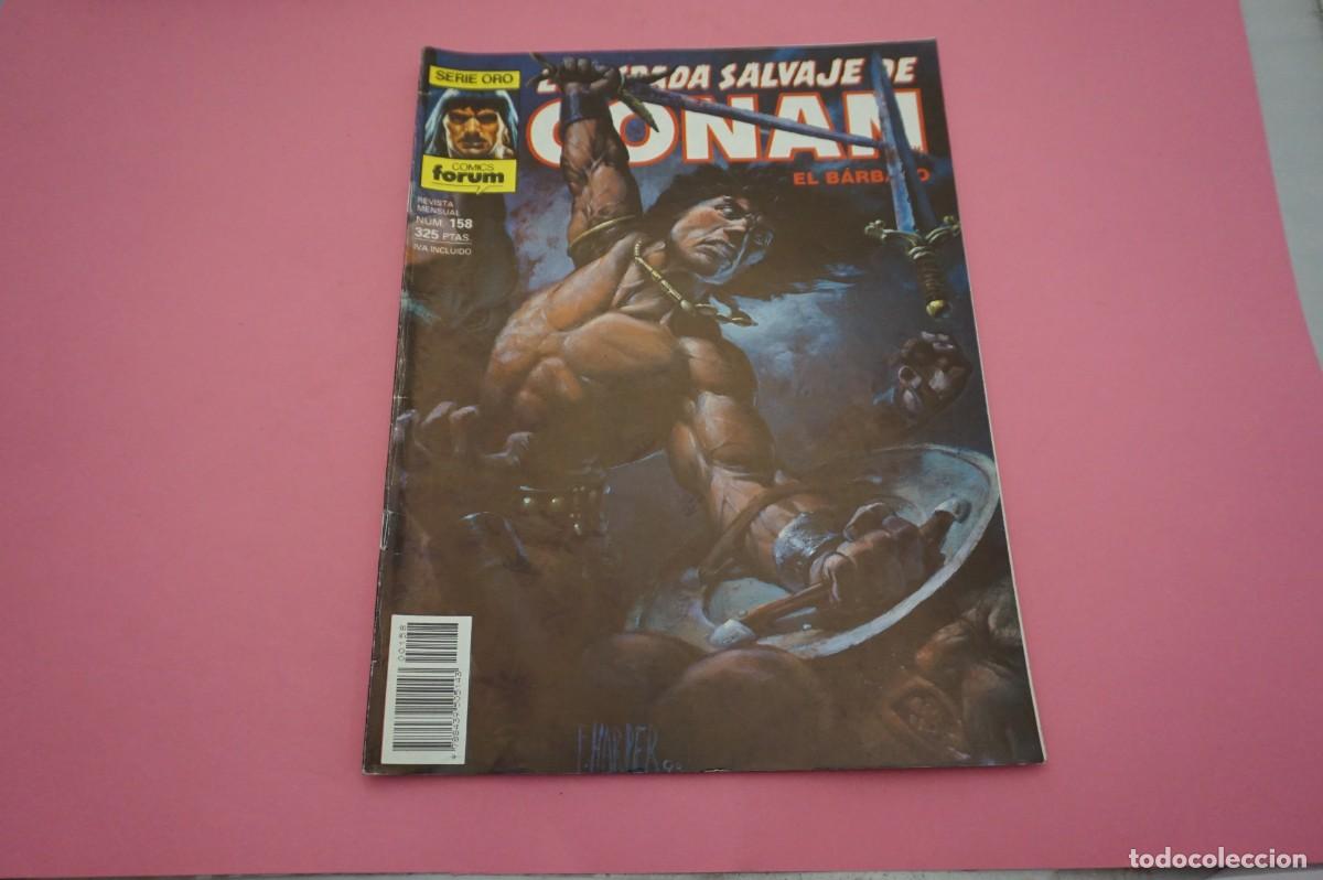 C&oacute;mics: 17A - LA ESPADA SALVAJE DE CONAN EL BARBARO .- NUM 158 - SERIE ORO - Foto 1