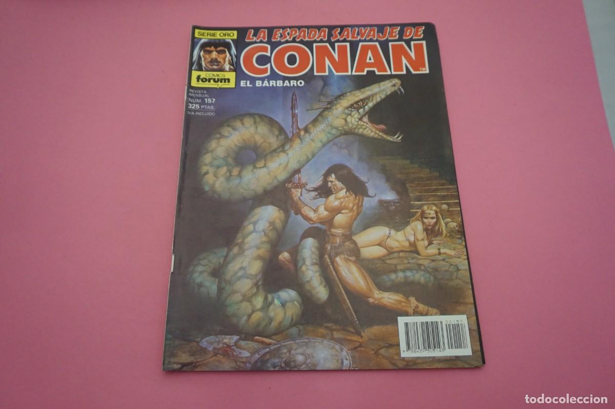 C&oacute;mics: 17A - LA ESPADA SALVAJE DE CONAN EL BARBARO .- NUM 157 - SERIE ORO - Foto 1