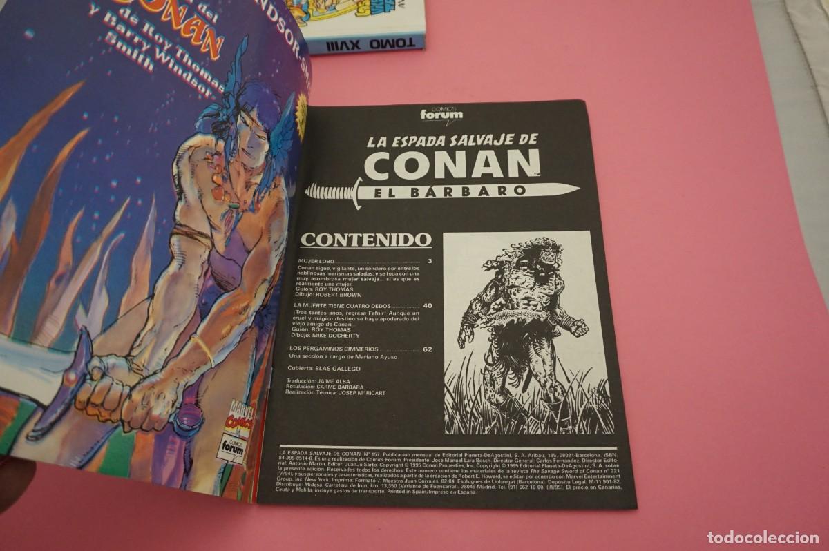 C&oacute;mics: 17A - LA ESPADA SALVAJE DE CONAN EL BARBARO .- NUM 157 - SERIE ORO - Foto 2