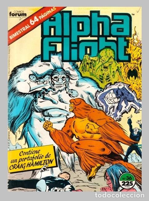 C&oacute;mics: �C619 - ALPHA FLIGHT. N&ordm; 36. CRAIG HAMILTON. FORUM. COMIC. - Foto 1