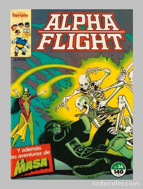 C&oacute;mics: �C620 - ALPHA FLIGHT. N&ordm; 34. AVENTURAS. LA MASA. FORUM. COMIC. - Foto 1