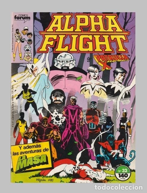 C&oacute;mics: �C622 - ALPHA FLIGHT. N&ordm; 32. AVENTURAS. LA MASA. FORUM. COMIC. - Foto 1
