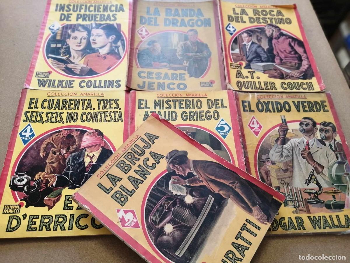 C&oacute;mics: COLECCION AMARILLA. LOTE DE 7 TITULOS